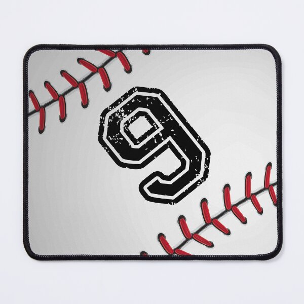 Item preview, Baseball ball number 9, nine   designed and sold by TheCultStuff.