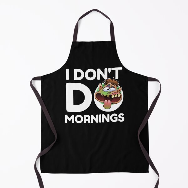 Item preview, I Don't Do Mornings First Coffee Creepy Face designed and sold by RGRamsey.