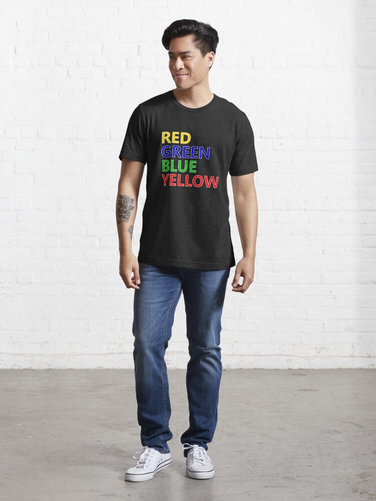 red green blue yellow' Men's T-Shirt