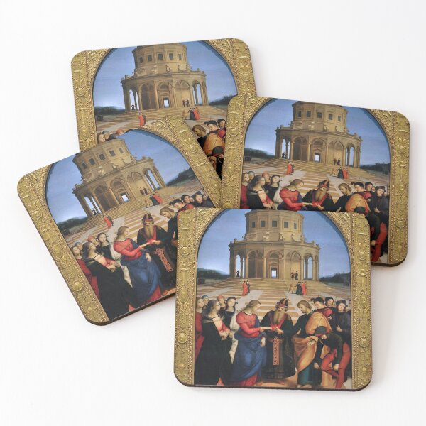 Item preview, Raphael Wedding of The Virgin Print designed and sold by BrianCleghorn.
