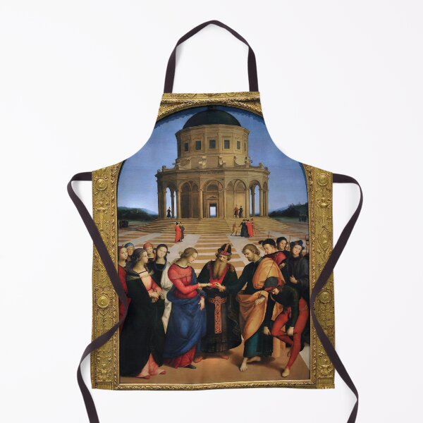 Item preview, Raphael Wedding of The Virgin Print designed and sold by BrianCleghorn.