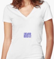 Longwood University Women's Fitted V-Neck T-Shirt