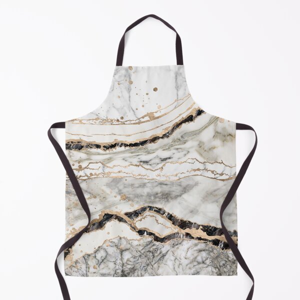 Item preview, White and Black Marble Textures Abstract designed and sold by k9printart.