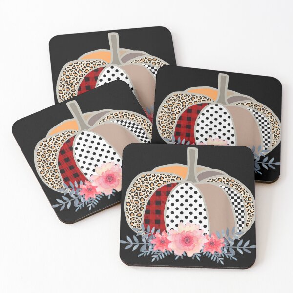Item preview, Trendy Plaid Dot Animal Print Floral Pumpkin designed and sold by PerleFleur.