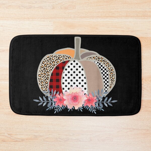 Item preview, Trendy Plaid Dot Animal Print Floral Pumpkin designed and sold by PerleFleur.