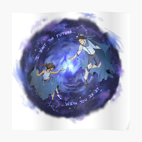 The Lunar Chronicles - Cinder and Kai Poster