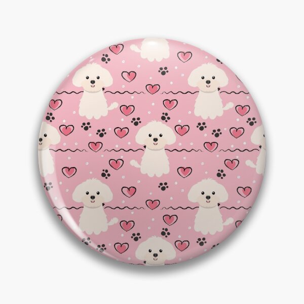 Item preview, Love White Shih Poo Shihpoo Shih Tzu Poodle Mix designed and sold by Lulupainting.