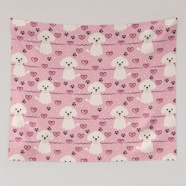 Item preview, Love White Shih Poo Shihpoo Shih Tzu Poodle Mix designed and sold by Lulupainting.