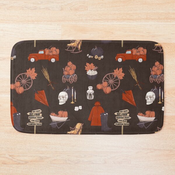 Item preview, Red truck Fall Pumpkin hygge decoration  designed and sold by Milatoo.