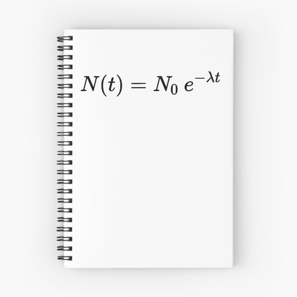 Item preview, radioactive decay, nuclear physics basics designed and sold by NoetherSym.