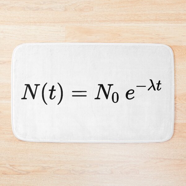 Item preview, radioactive decay, nuclear physics basics designed and sold by NoetherSym.