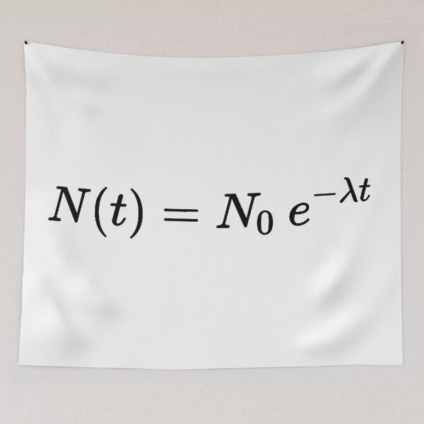 Item preview, radioactive decay, nuclear physics basics designed and sold by NoetherSym.