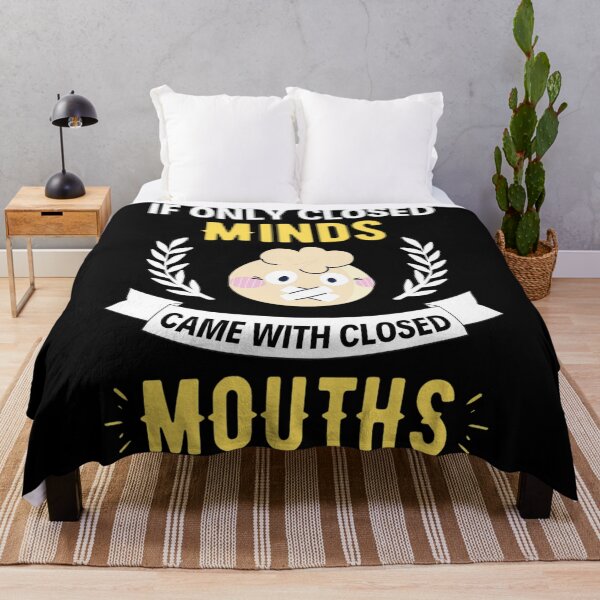 Item preview, If Only Closed Minds Came With Closed Mouths Funny Closed Mouths Freethinker designed and sold by chetan786.