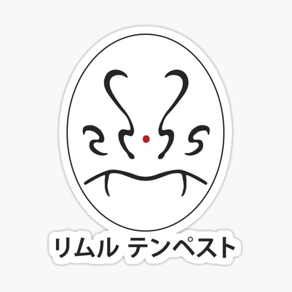 Copy of Rimuru Tempest Mask - Black Sticker