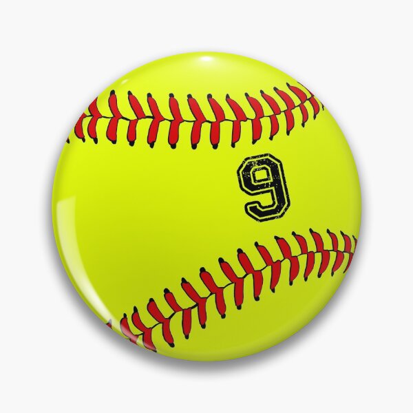 Item preview, Softball ball number 9, nine  designed and sold by TheCultStuff.