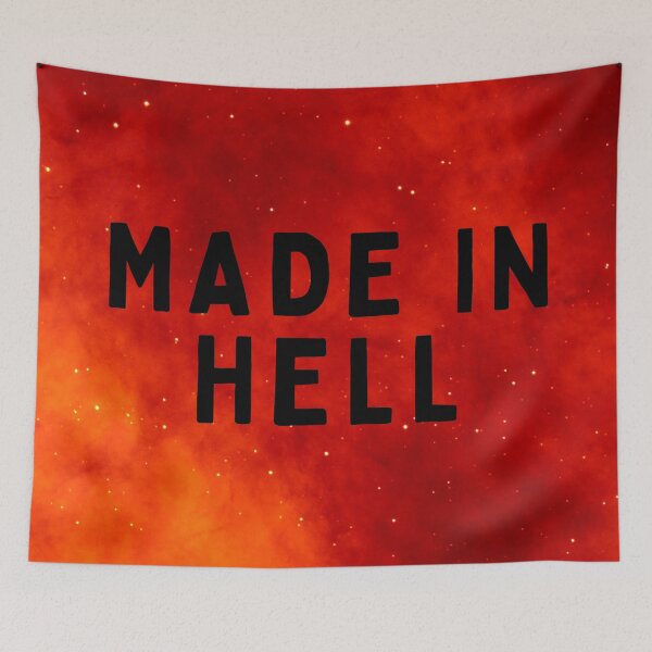 Item preview, Made in Hell (with background) designed and sold by thatsit-itslit.