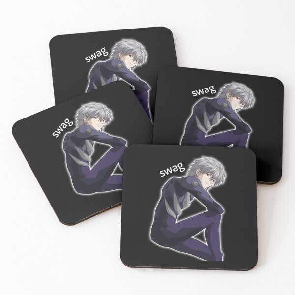 Item preview, swag kaworu white text  designed and sold by Shopokquan.