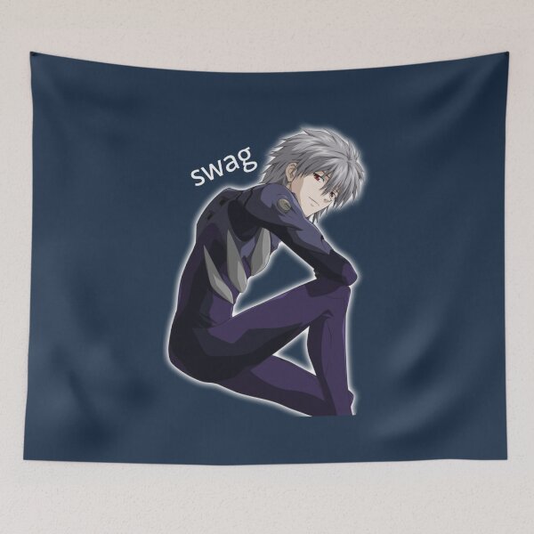 Item preview, swag kaworu white text  designed and sold by Shopokquan.