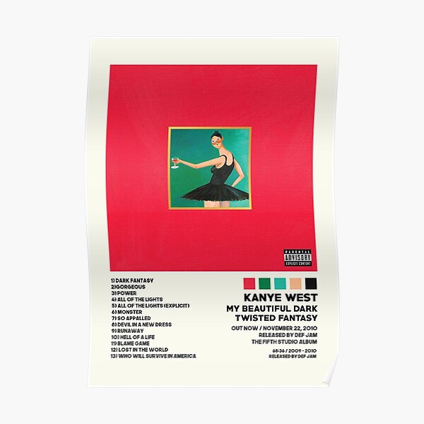 Beautiful My Song List Fantasys Polaroid Poster Poster