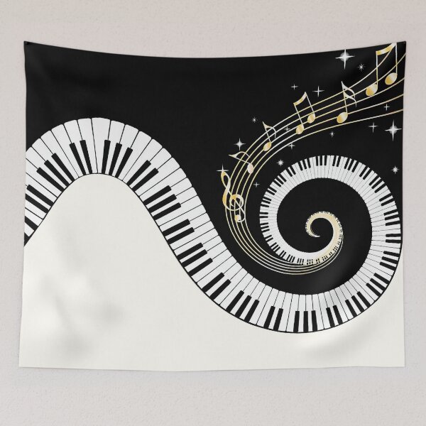 Item preview, Piano Keyboard Art designed and sold by VintageViolet79.