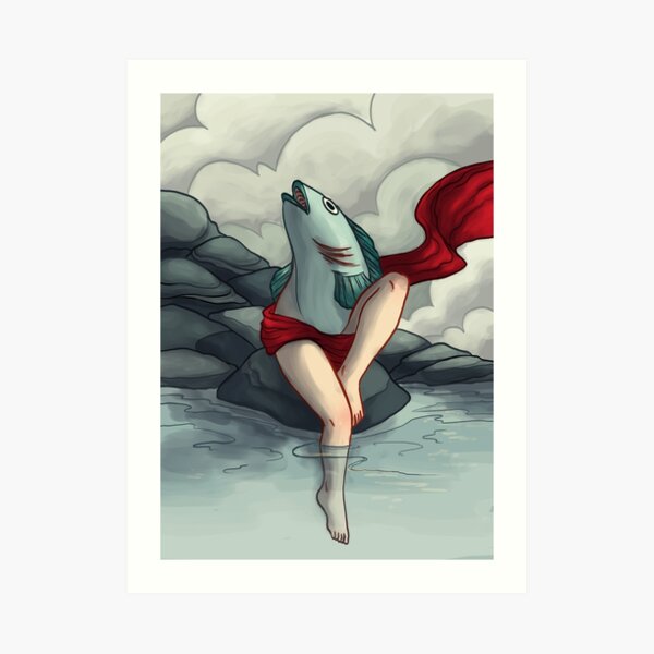 On The Shore Art Print