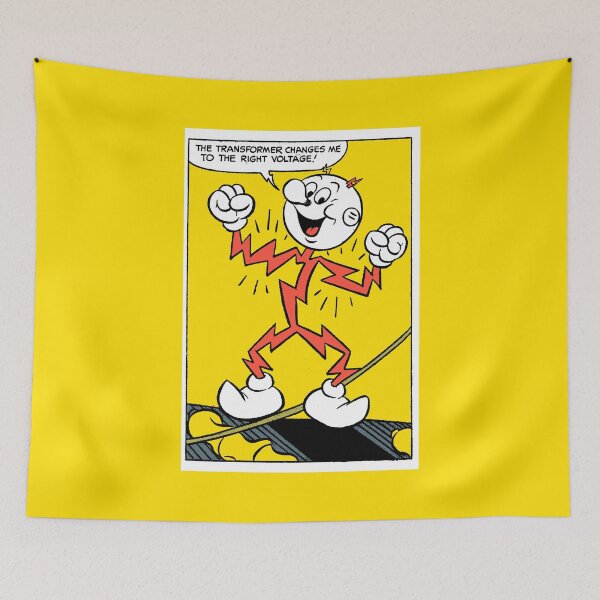 Item preview, THE TRANSFORMER CHANGES ME TO THE RIGHT VOLTAGE - ATOMIC (MIGHTY) COMIC BOOK designed and sold by ThrowbackAds.