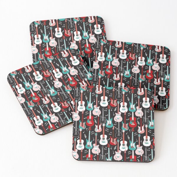 Item preview, Colorful Guitar Pattern designed and sold by VintageViolet79.