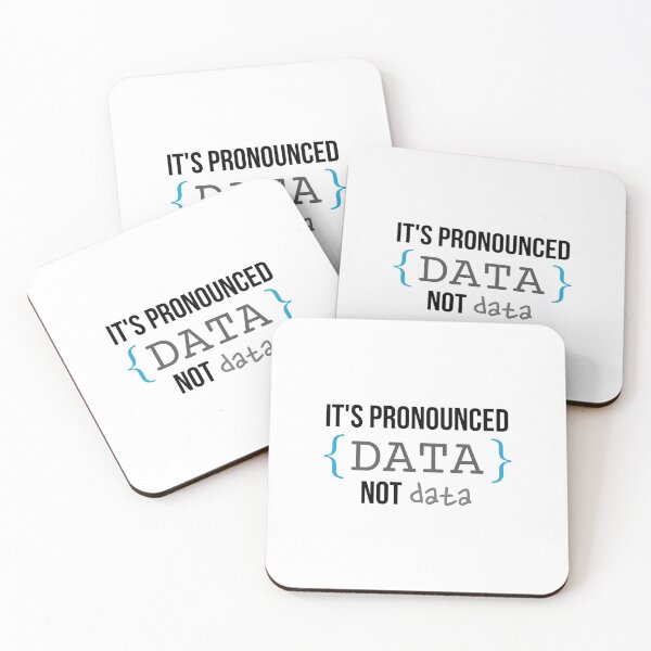 Item preview, Its pronounced data not data | funny coding designed and sold by DeltaWhiskey-.
