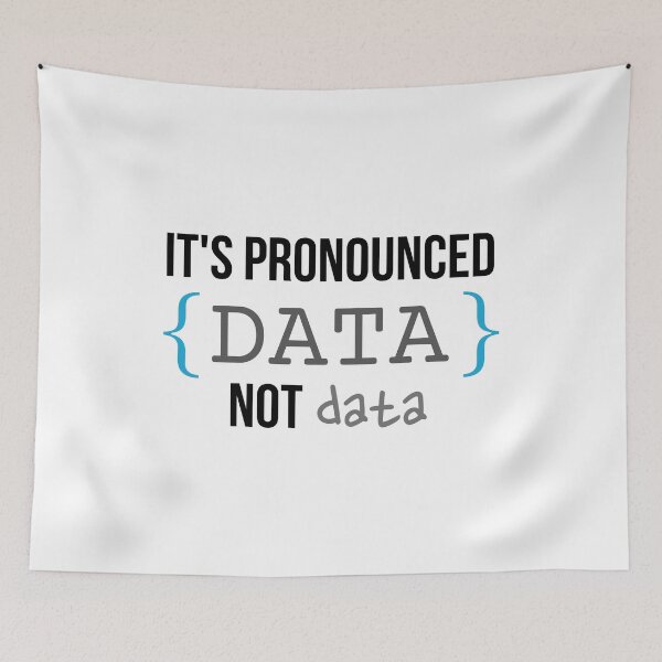Item preview, Its pronounced data not data | funny coding designed and sold by DeltaWhiskey-.