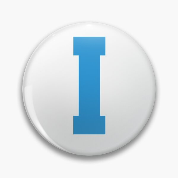 Item preview, Alphabet, Blue I, Sports letter I  designed and sold by TheCultStuff.