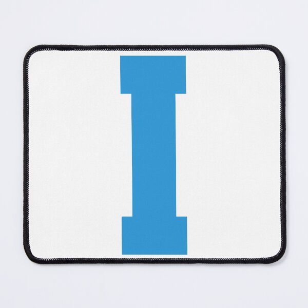 Item preview, Alphabet, Blue I, Sports letter I designed and sold by TheCultStuff.