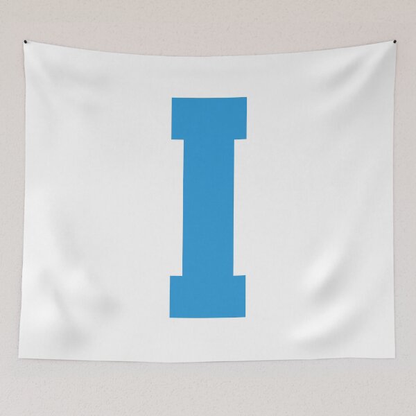Item preview, Alphabet, Blue I, Sports letter I  designed and sold by TheCultStuff.