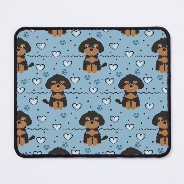 Item preview, Love Black and Tan Shih Poo Shihpoo Shih Tzu Poodle Mix designed and sold by Lulupainting.