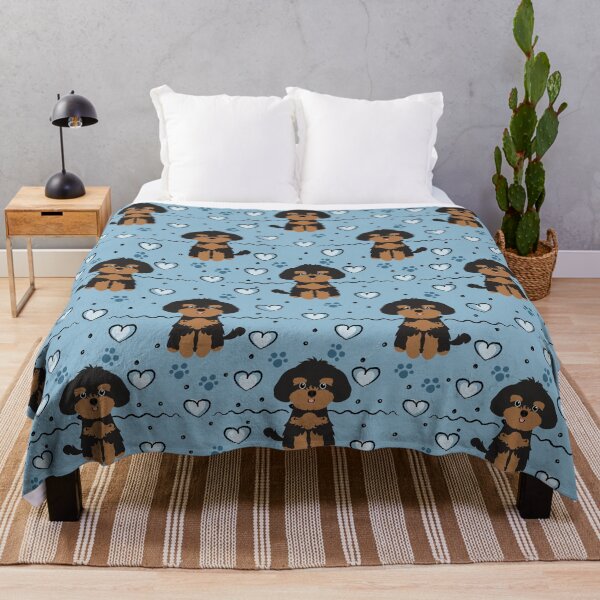 Item preview, Love Black and Tan Shih Poo Shihpoo Shih Tzu Poodle Mix designed and sold by Lulupainting.