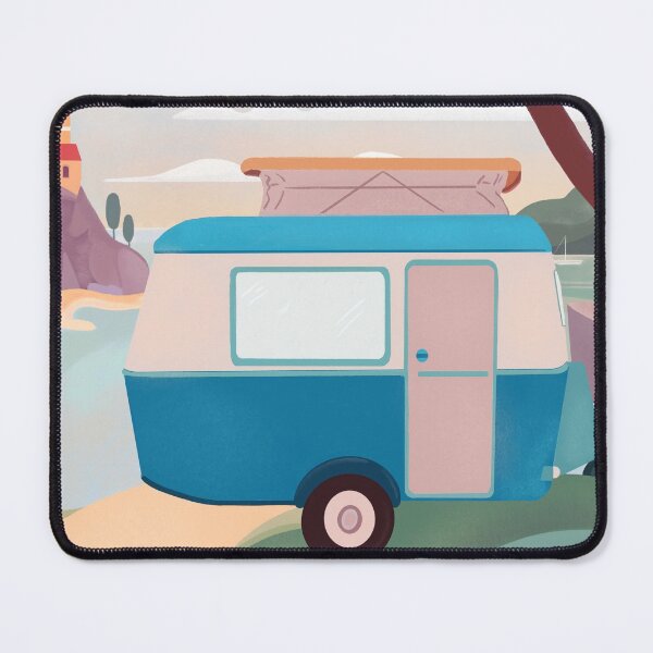 Item preview, Vintage Caravan by the Sea designed and sold by NattyDesigns.