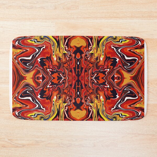 Item preview, Rorschach evident | liquid pour | marble art designed and sold by Amanda Ozga.