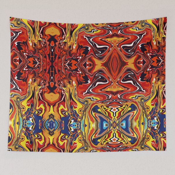 Item preview, Rorschach evident | liquid pour | marble art designed and sold by Amanda Ozga.