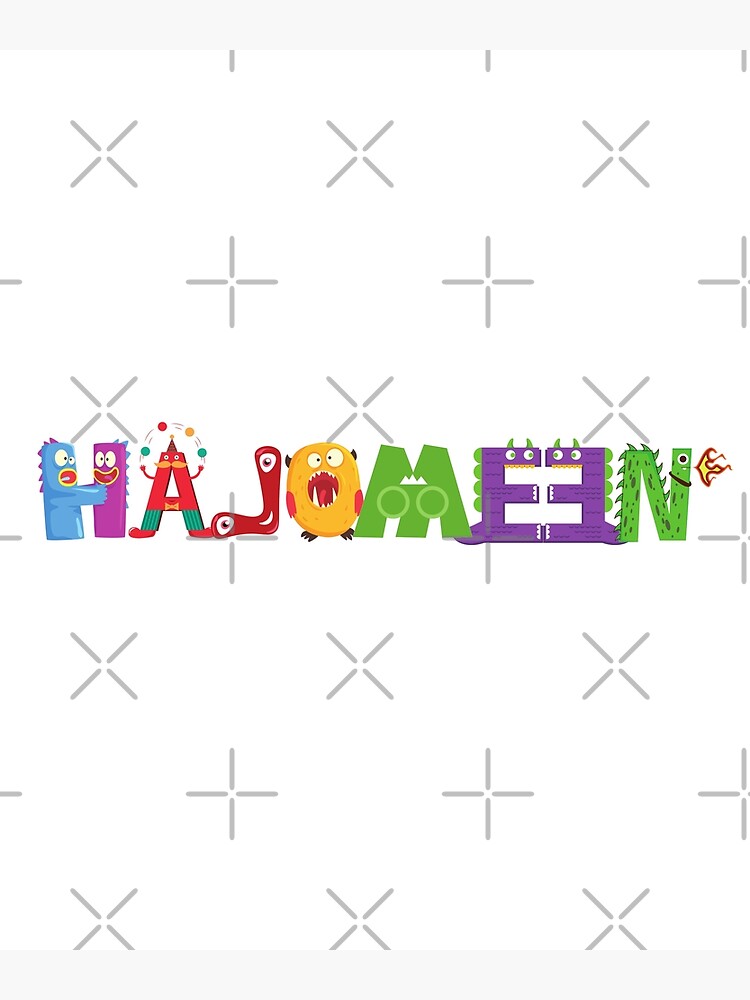 "Halloween, Backwards Letter" Poster for Sale by MYNTLYF Redbubble