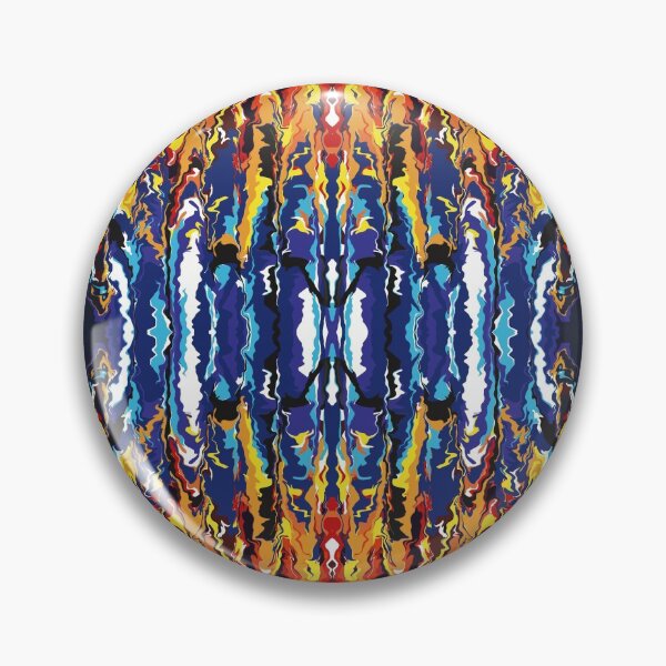 Item preview, Rorschach dead end | liquid pour | marble art designed and sold by Amanda Ozga.