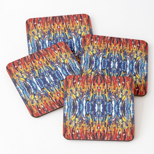 Item preview, Rorschach dead end | liquid pour | marble art designed and sold by Amanda Ozga.