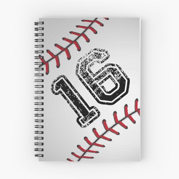 Item preview, Baseball ball number 16, sixteen  designed and sold by TheCultStuff.