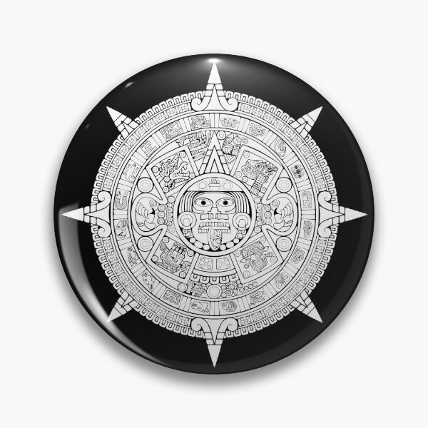 Item preview, Aztec Sun Stone Detail - White designed and sold by kernowerno.
