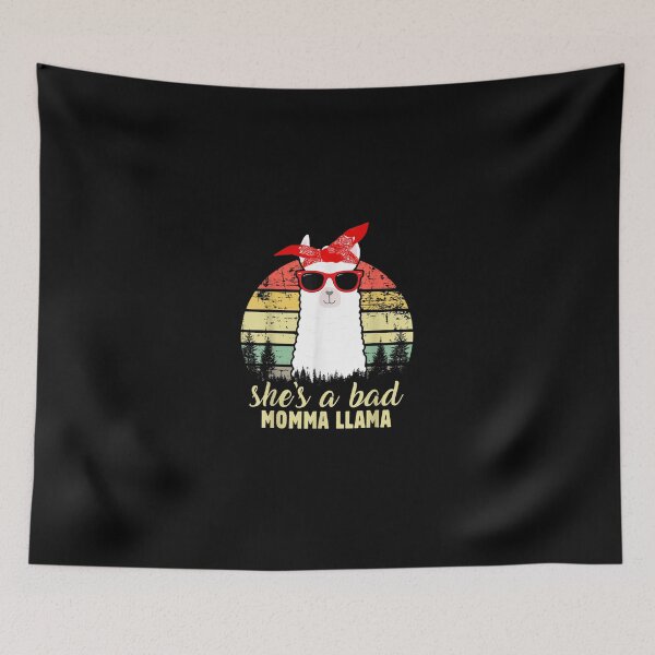 Item preview, Funny Shes a Bad Momma Llama Mama designed and sold by MivaanshiAhe.