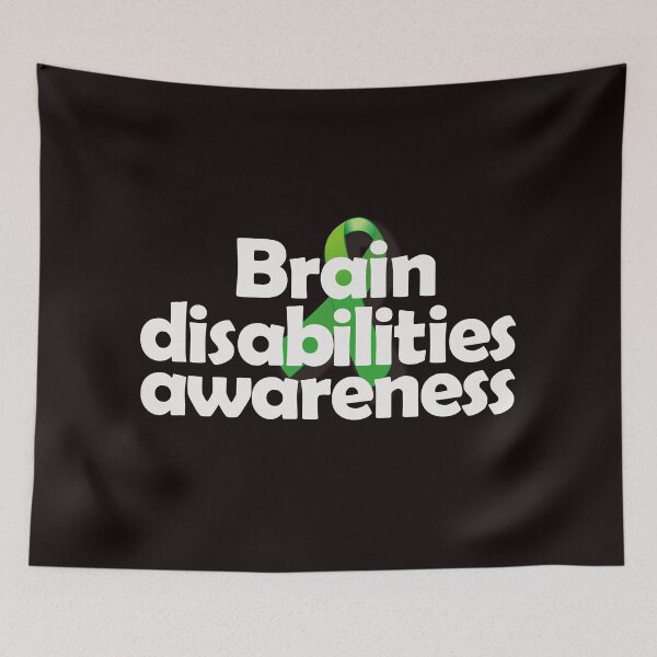 Item preview, brain disabilties awareness designed and sold by justplainwords.