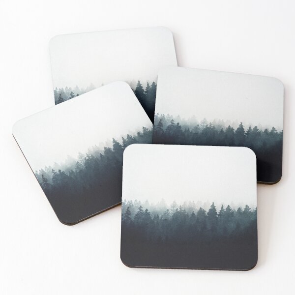 Item preview, A Wilderness Somewhere // Misty Wilderness Fairytale Forest With Cascadia Trees Covered In Magic Fog designed and sold by Tordis Kayma.