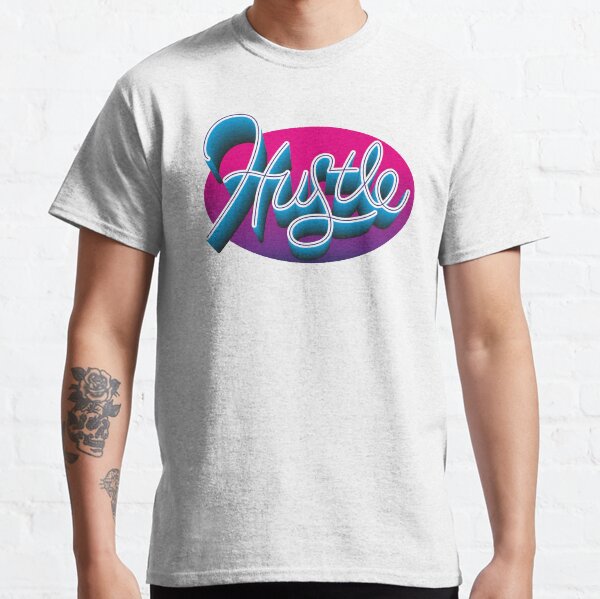 Hustle - 3D Lettering/Hand Typography Classic T-Shirt