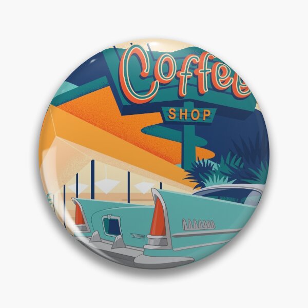 Item preview, Retro Coffee Shop designed and sold by candc-retro.
