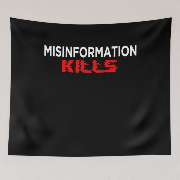Item preview, Misinformation Kills Conspiracy Theories Fake News designed and sold by funnytshirtemp.