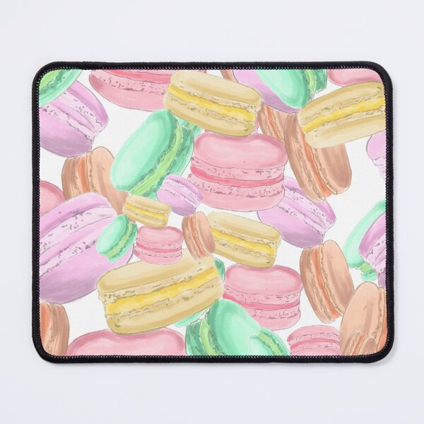 Item preview, Macaron Pattern - Cute Pastel Watercolor Delicious Macron designed and sold by BunnyBizarre.