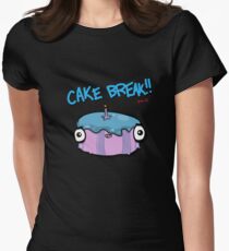 CAKE BREAK (down) Women's Fitted T-Shirt